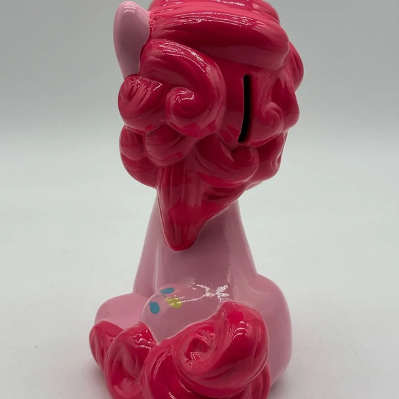 My Little Pony Pinkie Pie Ceramic Piggy Bank 9" Hasbro 2014 - Picture 3 of 6